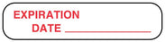 Medical Use Labels - EXP. DATE, Medication Instruction Label, 1-5/8" x 3/8"