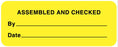 Medical Use Labels - Assembly and Inspection Labels, 2-1/4" x 7/8"