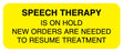 Medical Use Labels - SPEECH THERAPY