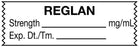 Medical Use Labels - Anesthesia Tape, Reglan mg/mL, 1-1/2" x 1/2"