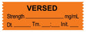 Medical Use Labels - Anesthesia Tape, VERSED mg/mL, DTI 1-1/2" x 1/2"