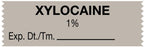 Medical Use Labels - Anesthesia Tape, Xylocaine 1% , 1-1/2" x 1/2"