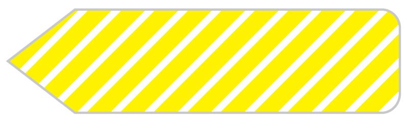 Medical Use Labels - Striped Uniarrow Jr. Spacesaver Flags