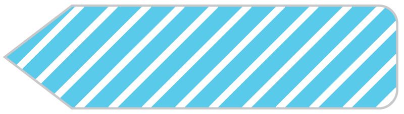 Medical Use Labels - Striped Uniarrow Jr. Spacesaver Flags