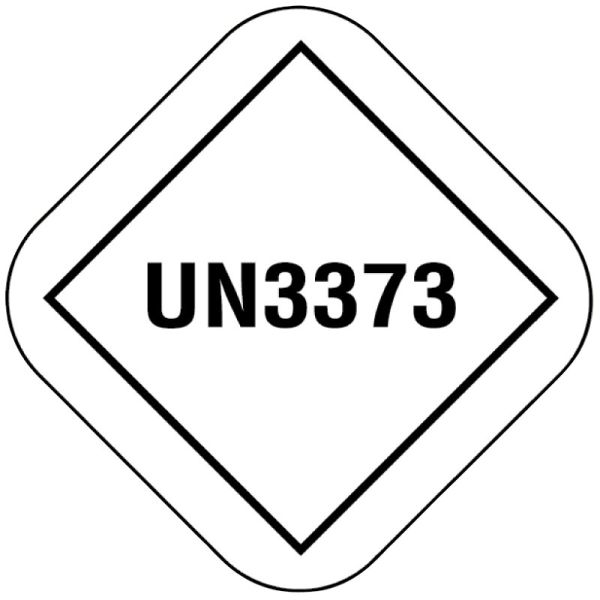 Medical Use Labels Un3373 Packing And Shipping Label 25 X 25