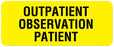 Medical Use Labels - Concurrent Review Label, 2-1/2" x 1"