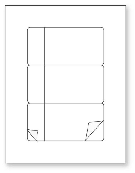 Medical Use Labels - Betacam Sleeve Insert Laser Label, 8-1/2" x 11"