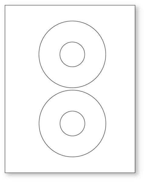 Medical Use Labels - CD Labels, 8-1/2" x 11"