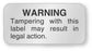 Medical Use Labels - Silver Security Label, 1-1/2" x 3/4"