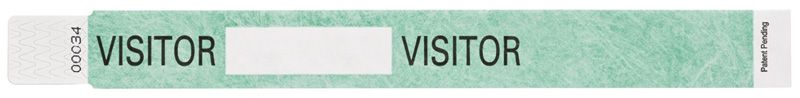 Medical Use Labels - Tyvek Visitor Wristbands