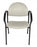 UMF Medical Side Chairs - Guest Side Chair with Arms and Wall Saver Legs, 300 lb. Weight Capacity, River Rock - 114265