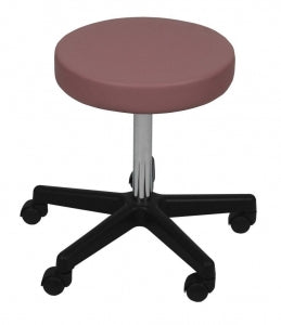 UMF Medical Exam Stools - Screw-Top Padded Stool with 5-Leg Plastic Base, No Back, 335 lb. Weight Capacity - 6769