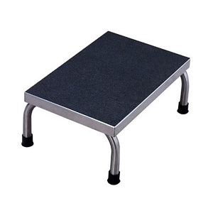 UMF Medical Stainless Steel Foot Stools - STOOL, STEP, SS, 12"D X 18"W X 7.75"H - SS8374