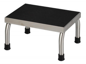 UMF Medical Stainless Steel Foot Stools - Stainless Steel Step Stool, 10" x 14" x 7.75" - SS8376