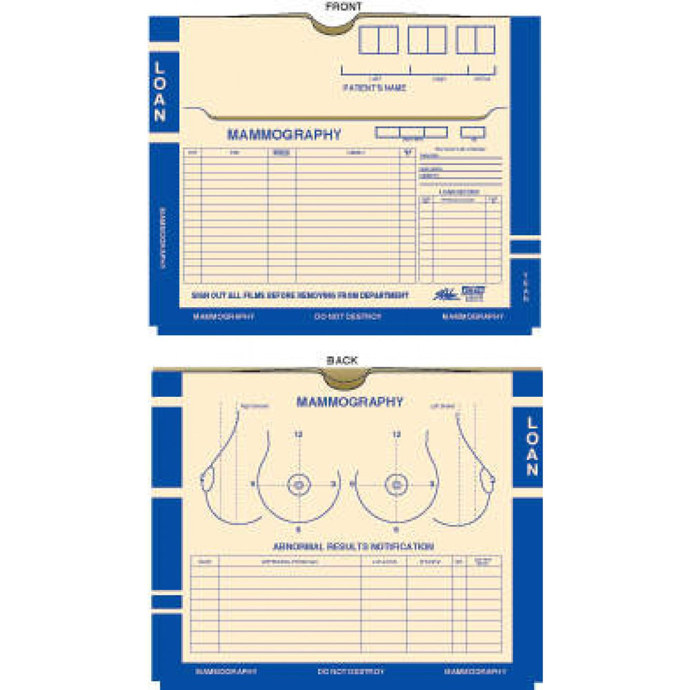 Mammography Master Jacket Superpouch Report Pocket 14" X 11" 200/Case