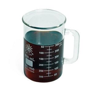 United Scientific Borosilicate Glass Mugs Beaker - BEAKER MUG, LOW FORM, GLASS, 400ML - BGMG400