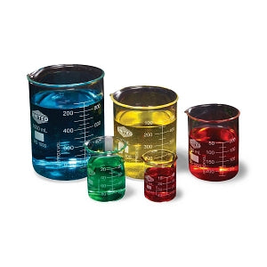 United Scientific Borosilicate Glass Beaker Sets - Beaker Set of 5, Borosilicate Glass, 50 mL, 100 mL, 250 mL, 600 mL and 1000 mL - BGSET5