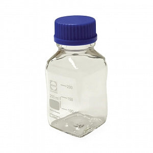 United Scientific Glass Square Media / Storage Bottles - Glass Media / Storage Bottle, Square, 250 mL - BMS0250