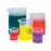 United Scientific Plastic Beaker Set - Plastic Beaker, Polypropylene, Set of 5, 50mL, 100mL, 250mL, 500mL and 1000mL - BPSET5