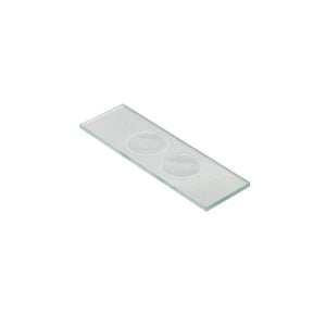 United Scientific Glass Concavity Slides - Glass Concavity Slide, 2 Concavities, 12/Pack - CS3X12