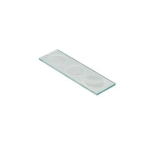 United Scientific Glass Concavity Slides - Glass Concavity Slide, 3 Concavities, 12/Pack - CS3X13