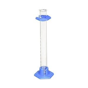 United Scientific Glass Graduated Cylinders with Plastic Base - Graduated Cylinders, Class B Borosilicate Glass, Plastic Base, 10mL - CY137-10