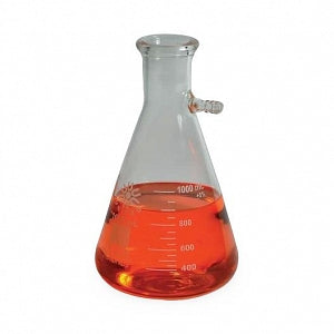 United Scientific Narrow-Mouth Glass Erlenmeyer Flasks - Narrow-Mouth Erlenmeyer Flask, Borosilicate Glass, 1000 mL - FG4980-1000