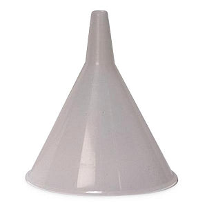 United Scientific Plastic Short-Stem Funnels - Short-Stem Funnel, High-Density Polyethylene, 300 mL, 12/Pack - FHD125