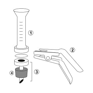 United Scientific Microanalysis Vacuum Filter Holder Set - MICRO. VM FLTR HOLDER ST, FRTD GL, 25MM - FHMA25