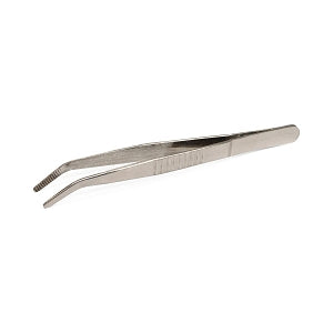 United Scientific Stainless Steel Forceps - Stainless Steel Forceps, Angular Blunt, 5" - FOBLC5