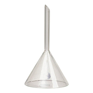 United Scientific Borosilicate Glass Long-Stem Funnels - Long-Stem Glass Funnel, 100 mm, 6/Pack - GF6140-100