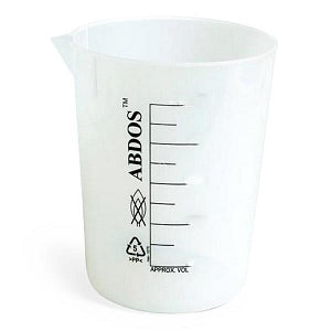 United Scientific Supplies, Inc. Plastic Beakers with Printed Graduations - Graduated Beaker, Polypropylene, 50 mL, 12/Pack - P50601