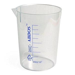 United Scientific Supplies, Inc. Plastic Beakers with Printed Graduations - Graduated Beaker, Polymethylpentene, 50 mL, 12/Pack - P50701