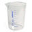 United Scientific Supplies, Inc. Plastic Beakers with Printed Graduations - Graduated Beaker, Polymethylpentene, 50 mL, 12/Pack - P50701