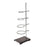 United Scientific Support Stand and Ring Sets - Support Stand and Ring Set, 5 Rings, 2", 3", 4", 5" and 6" Rings - SET615