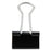 Universal Office Products Universal Binder Clips - 1/2" Black Mini Binder Clips, 1/4" Capacity - 10199VP