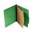 Universal Products Pressboard Folders - Pressboard Folder, Emerald Green, Letter, Four-Section - 10202