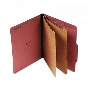 Universal Products Pressboard Folders - Pressboard Classification Folder, Red, Letter, Six-Section - 10270