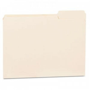 Universal Products Manila File Folders - File Folders, Manila, 1/3 Cut Third Position, One-Ply Top Tab, Letter, 100/Box - 12123