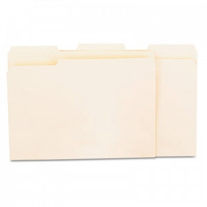 Universal Recycled Interior File Folders - Manila 1/3 Cut Top Tab Recycled Interior File Folders, Letter Size - 12213