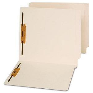 Universal Products End-Tab Folders with Two Fasteners - End Tab Folders, Two Fasteners, Letter, Manila - 13120