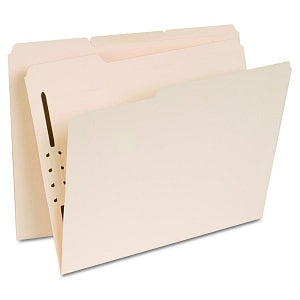 Universal Products Manila Folders with Fasteners - Manila Folders, One Fastener, 1/3 Tab, Letter - 13410