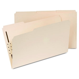 Universal Products Manila Folders with Fasteners - Manila Folders, One Fastener, 1/3 Tab, Legal - 13510