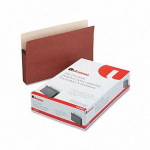 Universal Redrope Expansion File Pockets - Redrope / Manila 5-1/4" Capacity Straight Cut Top Tab Expanding File Pocket, Legal Size - 15363