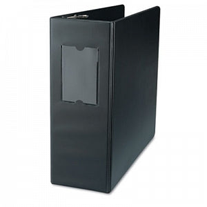 Universal Slant-Ring Economy View Binders - Black 4" Capacity D-Ring Binder, 8-1/2" x 11" - 20706