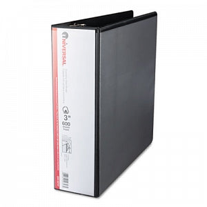 Universal Products Economy Ring View Binders - Slant-Ring Economy View Binder, Black, 3" Capacity - 20747