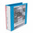 Universal Deluxe Round Ring View Binders - Light Blue 3" Capacity Deluxe Round Ring View Binders - 20753