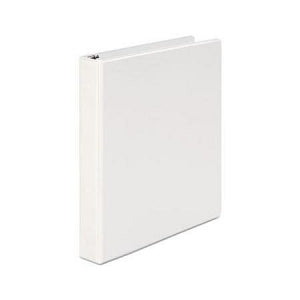 Universal Products Universal Economy Round Ring View Binders - White 1" Capacity Economy Round-Ring View Binder, 8-1/2" x 11" - 20962CT