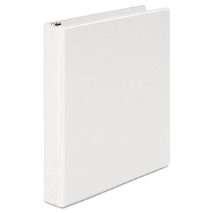 Universal Office Products Universal Economy Round Ring View Binders - White 1" Capacity Economy Round-Ring View Binder, 8-1/2" x 11" - 20962PK