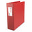 Universal Products Economy Non-View Ring Binders - Economy Non-View Round Ring Binder With Label Holder, Red, 3" Capacity - 35413